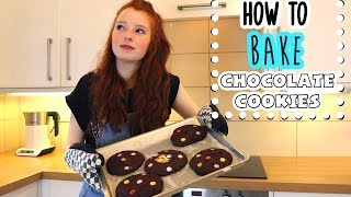 How to Bake Triple Chocolate Cookies  Easy Cookie Recipe  NiliPOD [upl. by Idnak327]