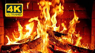 🔥 Cozy Fireplace 4K 12 HOURS Fireplace with Crackling Fire Sounds Crackling Fireplace 4K [upl. by Mixam]