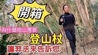 登山杖 開箱 為什麼爬山需要用登山杖呢 讓我來告訴您 好用的登山輔助工具 推薦 實測 評測 羿丞趴趴走 登山 旅拍 旅行 旅遊 旅游 一日遊 4K 健行杖 健走杖 [upl. by Oigimer]