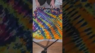 DIY How To Tie Dye Random Wig Wag Design [upl. by Gottlieb]