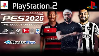 NOVO PÉS 2025 PS2 ISO DOWNLOAD 100 ATUALIZADO OUTUBRO RUMO ESTRELADO AETHERSX2 PCSX2 PSP OPL✅ [upl. by Cinimod]