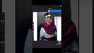 How Create a stencil from any image in procreate [upl. by Roselia]