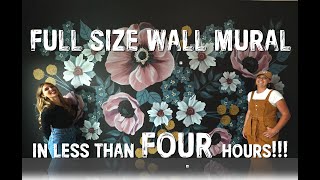 The easiest full size wall mural [upl. by Kelsey673]