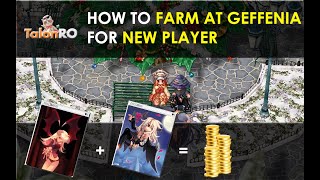 How to Farm at Geffenia  Ragnarok Online TalonRO Server  New Player Guide  Zeny Farming [upl. by Natie231]