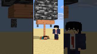 HELP Herobrine To Push Up With Bigger And Bigger Bedrock friendship shorts trending anime [upl. by Acimat]