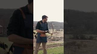 The sound of an arrow  Hickory sapling bow and ash split shafts [upl. by Lehar967]