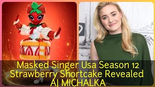 Masked Singer Usa Season 12  Strawberry Shortcake Revealed  AJ Michalka [upl. by Lizzie47]