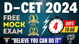 DCET 2024 Free Mock Exam  TTT Academy [upl. by Corydon]