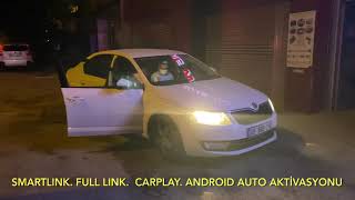 Skoda Octavia Smartlink CarPlay Android Auto Full Link aktivasyonu Ankara İstanbul Erzurum [upl. by Atnahsal]