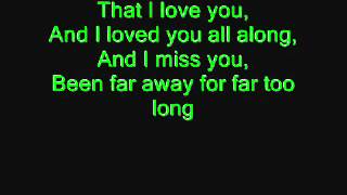 Far Away Nickelback Lyrics YouTube [upl. by Muslim]