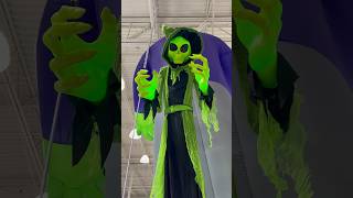 NEW FOR 2024 Menards Halloween 8ft Light Up Talking Alien Animated Prop [upl. by Kurys]