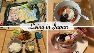 housewife daily in japan  yogurt cake Bibimbap lunch meatwrapped Japanese yam dinner [upl. by Kondon]