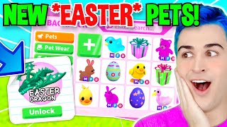 NEW EASTER PETS Unlocked EARLY Using TIK TOK HACKS Testing Adopt Me Roblox SECRETS Reaction [upl. by Gerlac577]