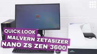 Quick Look Malvern Zetasizer Nano ZS Zen 3600 [upl. by Loring810]