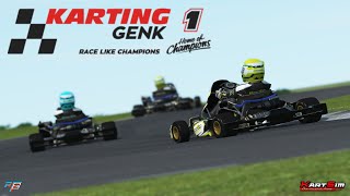 rFactor 2 Kartsim 2022 KZ [upl. by Ymereg673]