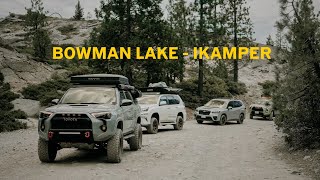 Bowman Lake  iKamper 4K [upl. by Akinnor]