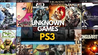 TOP 50 BEST UNKNOWN PS3 GAMES YOU NEED TO PLAY [upl. by Oicinoid791]