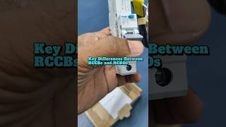 RCCB and RCBO Difference  which is better rccb rcbo electrician electrical [upl. by Leor]