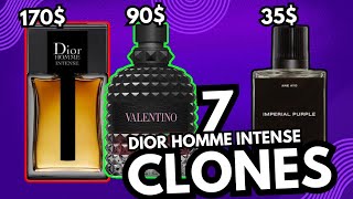 Top 7 Dior Homme Intense DUPESCLONES  Affordable Alternatives of Dior Homme Intense [upl. by Nelleus]