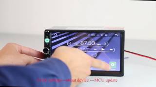 CN0313 android unit how to update the firmware and MCU [upl. by Carn]