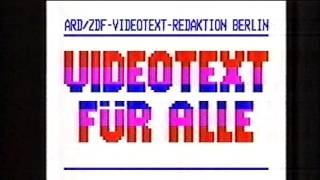 Logo ARD  Videotext für alle  Vorspann Intro Sport extra 1989 [upl. by Dhiren]