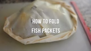 How to Fold Fish Packets Fish en Papillote  cooksmarts [upl. by Haidebez]