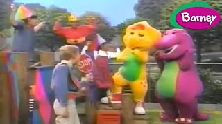 Barney and Friends S02E14 Stop Look and Be Safe  Barney the Dinosaur  Review [upl. by Eeleak]