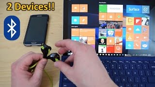 How to Pair Bluetooth Headphones to Smartphone and PC or Tablet at the Same Time [upl. by Ithnan]