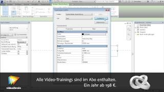 Autodesk Revit Räume und Flächen Eigenen Beschriftungsfamilie erstellen video2braincom [upl. by Stalker]