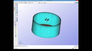 SeaFEM application example Tension Leg Platform TLP structure in irregular waves [upl. by Norreg]