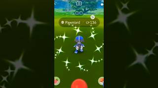 Blue ✨Pawniard Challenge pokemon pokémon pokemongo shiny shinypokemon shorts pokepro [upl. by Laynad]