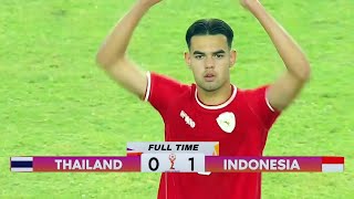 FULL HIGHLIGHT INDONESIA U19 VS THAILAND U19  AFF ASEAN CUP U19  Fans Camera [upl. by Norraa]