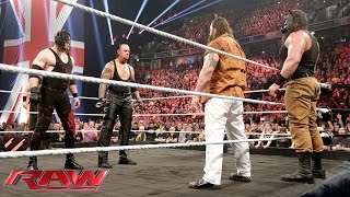 The Undertaker and Demon Kane reemerge to unleash hell upon The Wyatt Family Raw November 9 2015 [upl. by Nanyk]