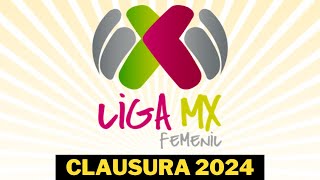 calendario liga mx femenil clausura 2024 [upl. by Hannad]