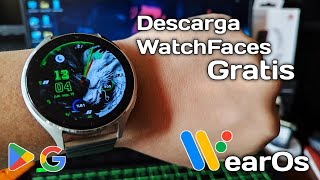 Watchface o Esferas de Reloj para Wear os Gratis  desde Play Store [upl. by Acirahs]