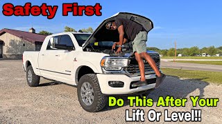 The First Thing You Should Do After You Lift Or Level Your Truck How To Level Your Ram Headlights [upl. by Calla]