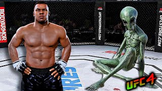 Mike Tyson vs Smat Alien EA sports UFC 4 [upl. by Einrae5]