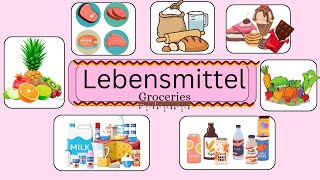 lebensmittel  Deutsch lernen A1 A2 B1  Food items in everyday life  Essen und Trinken [upl. by Adiehsar]