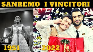 TUTTI I VINCITORI DI SANREMO 2022  1951 CHI HA VINTO SAN REMO [upl. by Busch651]