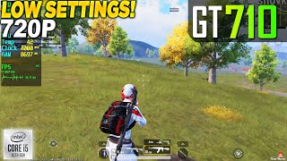 Pubg Mobile GT 710  İ5 10400F  720p Low 120FPS [upl. by Ansaev]