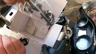 UNBOXING MONITOR ANDROID PLAY CARPLAY PARA MOTO BARATA MTC10 aliexpress [upl. by Lathrop]