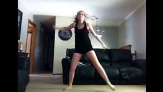 Danielle Dances To Moves Like Jagger Just Dance 4 [upl. by Pazit]