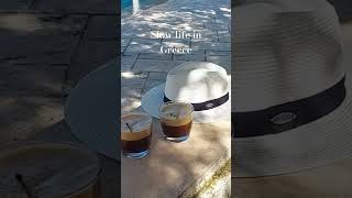 The Art of Chill Freddo Espresso by the Pool slowlife greece holiday [upl. by Keefe812]