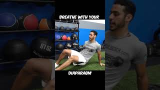 How to Breathe with Your Diaphragm and NOT Your Chest shorts [upl. by Idnym]