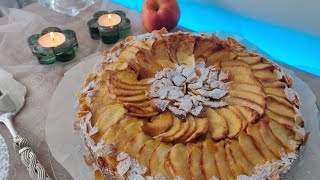 Tarte amandine aux pommes sans pate [upl. by Leffert]