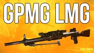 WW2 In Depth GPMG LMG Review Call of Duty WWII [upl. by Ycal]