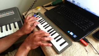 Protacol playing the MAudio Keystation Mini 32 [upl. by Aibos]