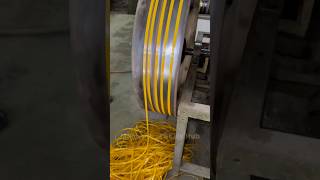 How to Make Plastic Rope of Weaving a Cot  It’s Amazing a Process shorts reels plastic rope [upl. by Sebbie]