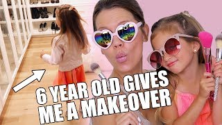 6 YEAR OLD GIVES ME A MAKEOVER  Clothes amp Makeup [upl. by Nikola]