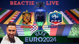 Reactie LIVE  Spania  Franta  EURO 2024 [upl. by Asabi]